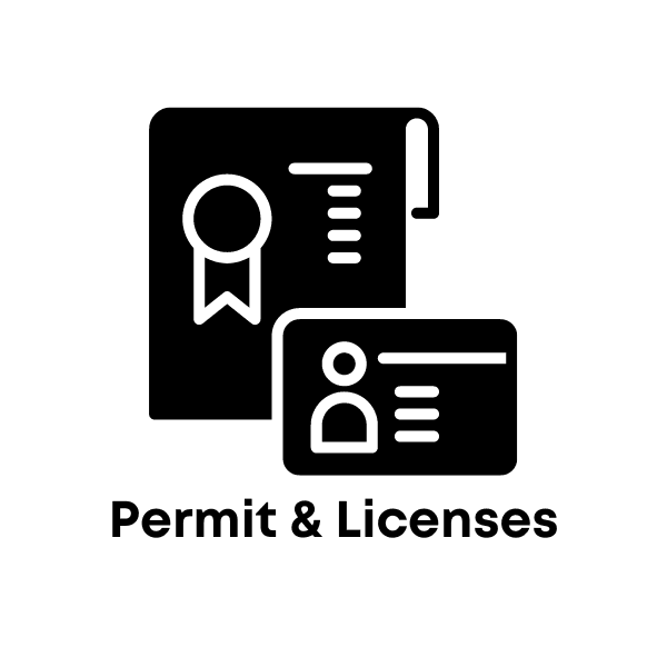 Permit & Licenses (clicked)