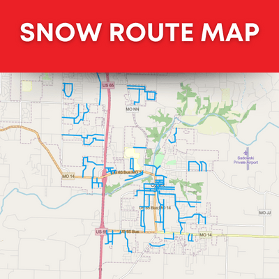 Snow Route Map