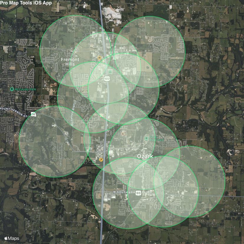Ozark - Siren Coverage Map