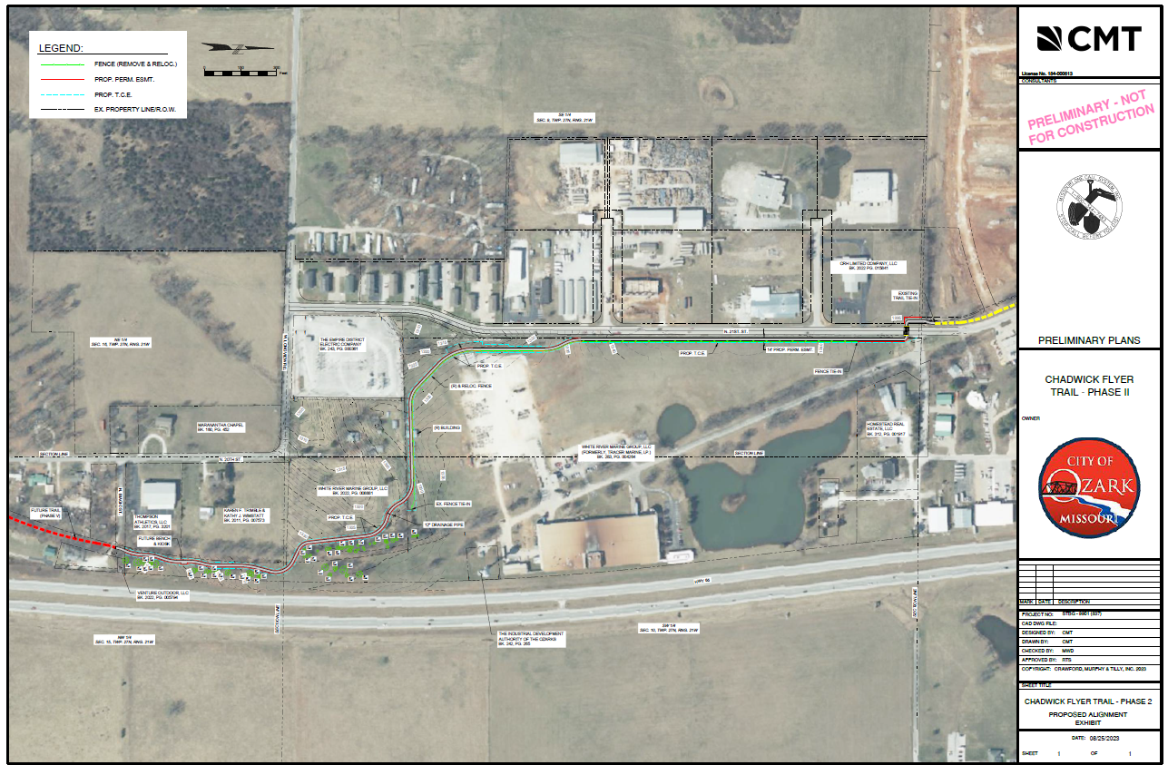 Map of Chadwick Flyer